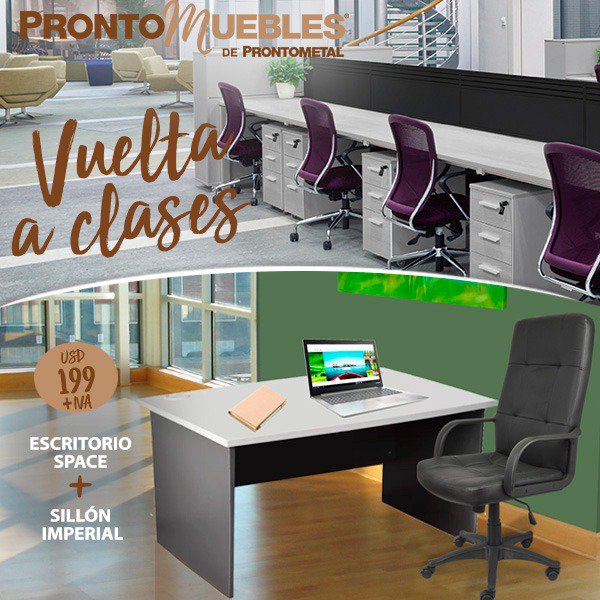 Prontometal's tweet photo. VUELVEN LAS OFERTAS EN SILLAS Y ESCRITORIOS: PRONTOMUEBLES
#escritorios #ofertas #ofertasdeescritorios #vueltaaclases #prontomuebles #prontometal #mueblesdeoficina #sillas #equipamientos 
Ver todas las ofertas aquí ►►►https://t.co/ErBw6utiyw https://t.co/ot63puJWkG