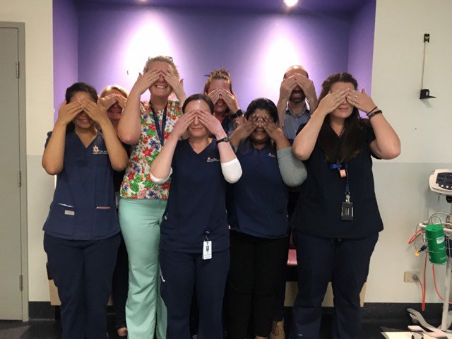 'Don't be blind to kidney disease' - an important message from the team on Ward 6 South West. 

53 Australians die every day with kidney related disease. This  @KidneyHealth Week, find out if you’re the 1 in 3 at risk. Take the #KidneyRiskTest goo.gl/7TZgw3 #KHW18