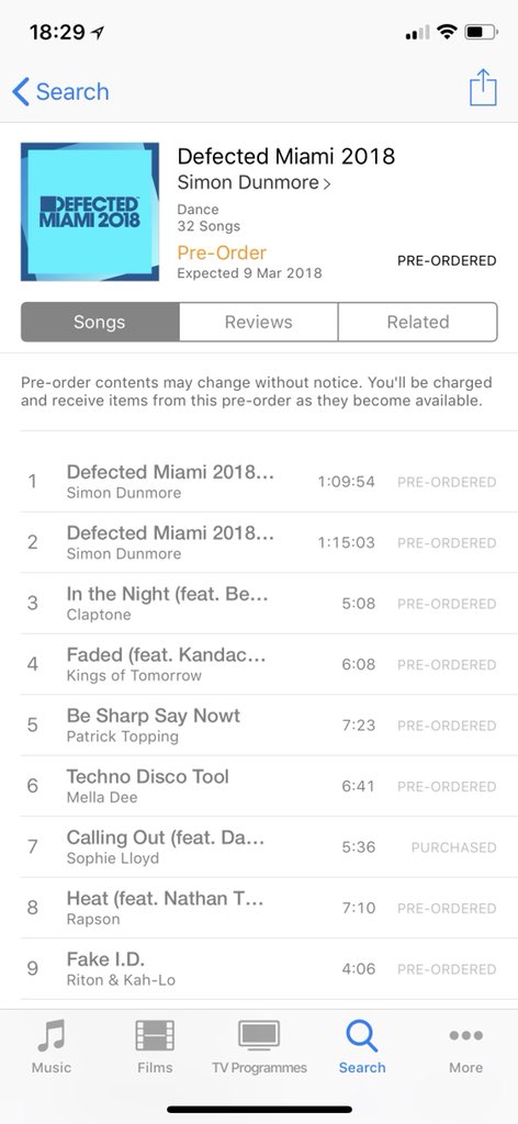 jacksalou1977's tweet image. Would have been rude not to preorder @DefectedRecords latest #Miami compilation! Can’t wait to smash this on my long walks to campus #onlyhousemusic #wearedefected #inourhouseweareallequal this white person #turnsupthebass