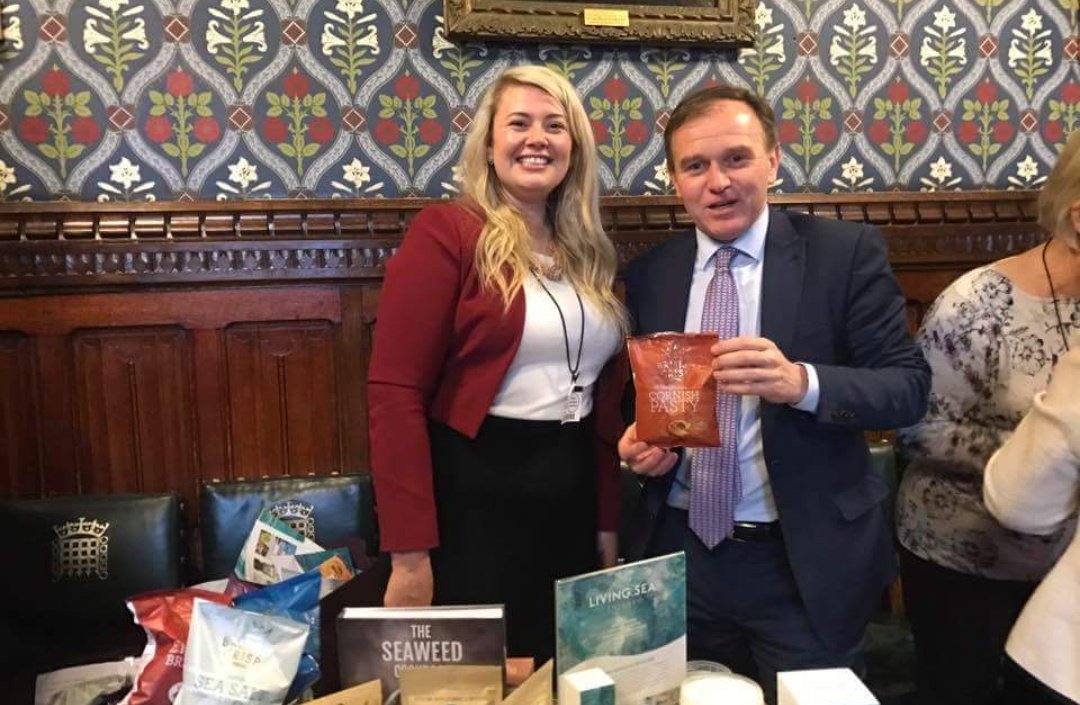 Splendid day <a href="/UKParliament/">UK Parliament</a> with our friends <a href="/CornishSea_Salt/">Cornish Sea Salt</a>. Our pasty flavour crisps were a real hit with the MPs #TasteofCornwall #stpiransday
