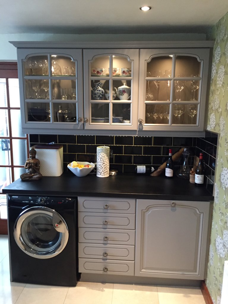 finefinishco's tweet photo. Kitchen units sprayed. Save on replacing with new. Choose practically any colour. Gloss, satin or Matt finish. Very tough and durable. Helmshore based. #RossendaleHour https://t.co/RQqIvzeeqf