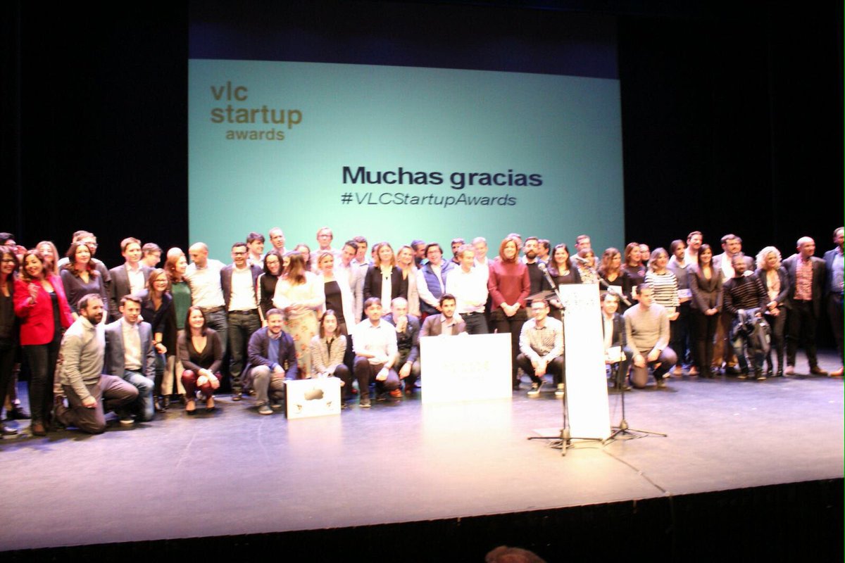 Startup_VLC's tweet image. ¡Muchas gracias a todos! #exitazo de los #VLCStartupAwards 🏆