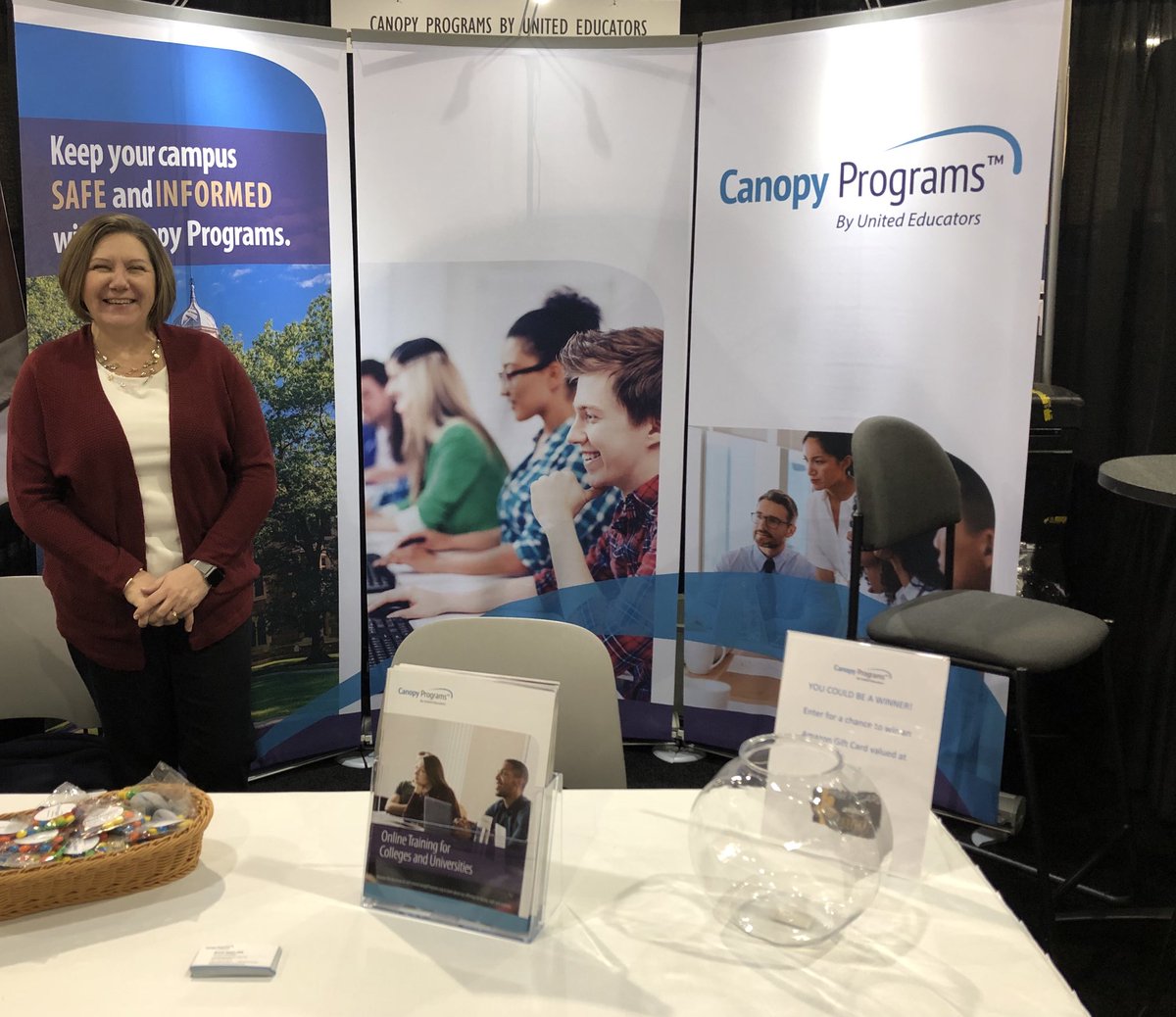 Representing Canopy Programs of <a href="/UnitedEducators/">United Educators</a> at #NASPA18! Come see us at Booth 133!