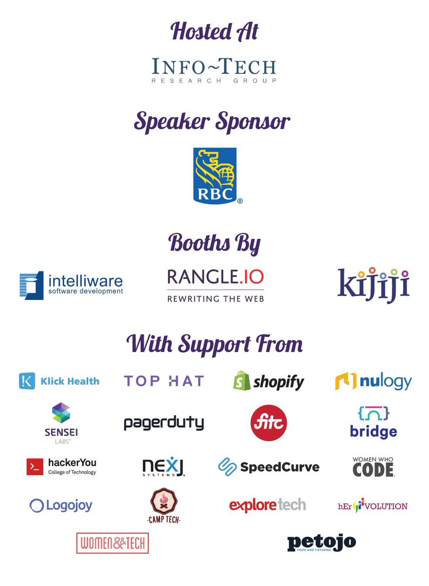 DevTO's tweet photo. So much 💜 from all these organizations! Thank you for your support! 🙏🙏🏽🙏🏿 #IWDTO https://t.co/s35OaVdE4Y
