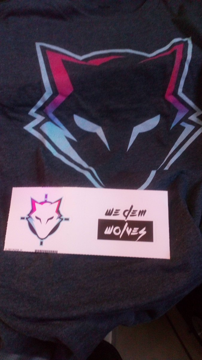 FACgamepros's tweet photo. Merch came early!! :D @HoloPlaysGames  (btw i'm pd1c3) can't wait to stick those on my laptop and wear that bad boy! https://t.co/As5ZGpRjj6