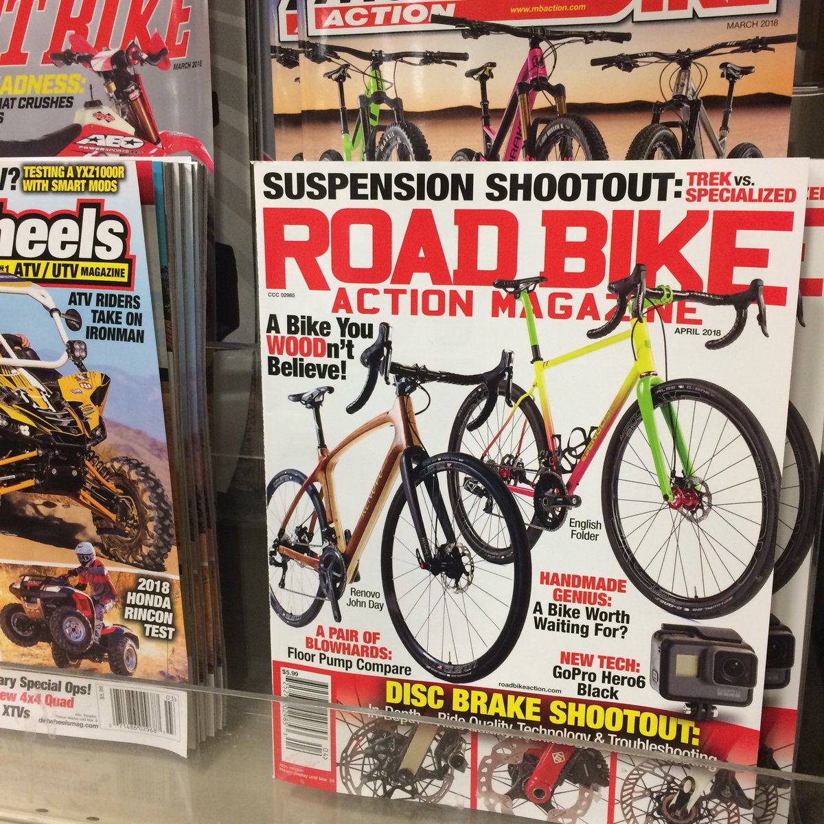 Renovobikes's tweet photo. Making the cover of @roadbikeaction! Grab a copy on your newsstand and see what they say about the John Day! https://t.co/6RcEHyPDl9