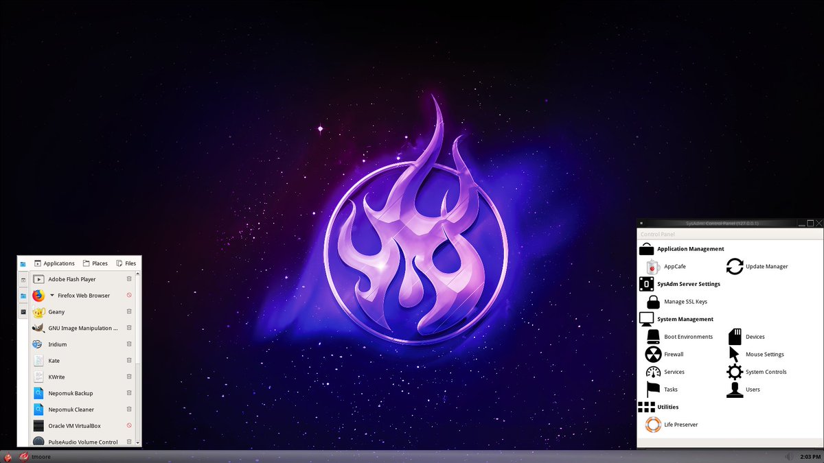 BenjaminHCCarr's tweet photo. 5 Differences Between @trueos (formerly #PCBSD) & #Linux
1. #TrueOS & @FreeBSD Descended From #ResearchUnix (vs. #GNU/Linux)
2: #OpenRC, not #systemd
3: Security
4. Licensing (#BSD)
5. Familiarity: 29,000 pre-compiled packages and #LuminaDesktop
Also #ZFS!
https://t.co/yktiwuBsDv https://t.co/y5Z7EzlEpG