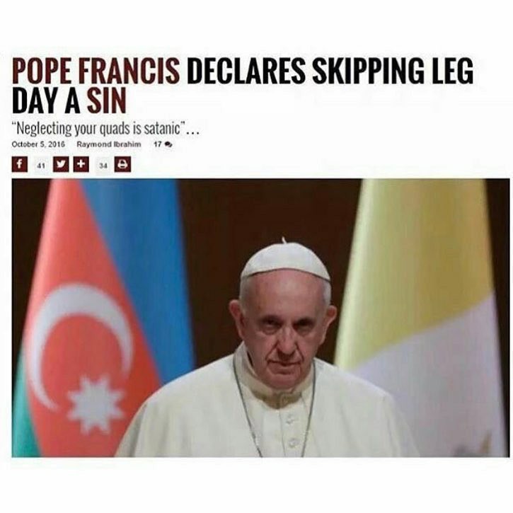 catholic_fit's tweet photo. This is NOT #FakeNews 😂 https://t.co/P4DBs9137p