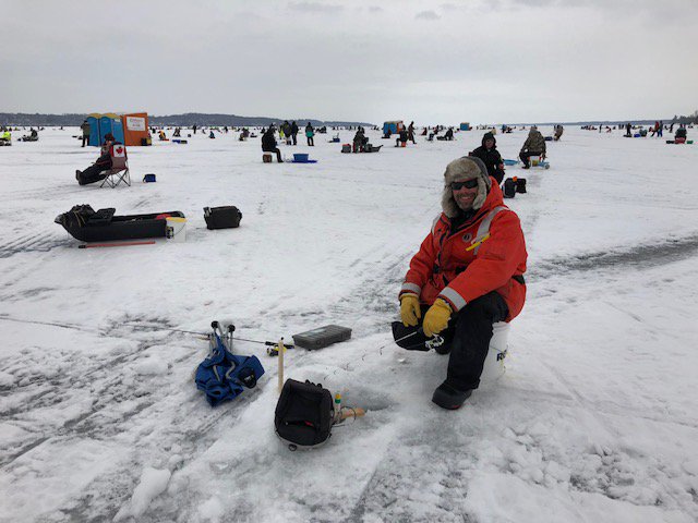 pearsonengltd's tweet photo. We were pleased again this year to sponsor and attend the Simcoe County Home Builders Association 12th Annual Ice Fishing Tournament. It was a fun day with 150 fish caught by over 800 participants. Great day! @cityofbarrie #SCHBA https://t.co/VELgXYbXmQ