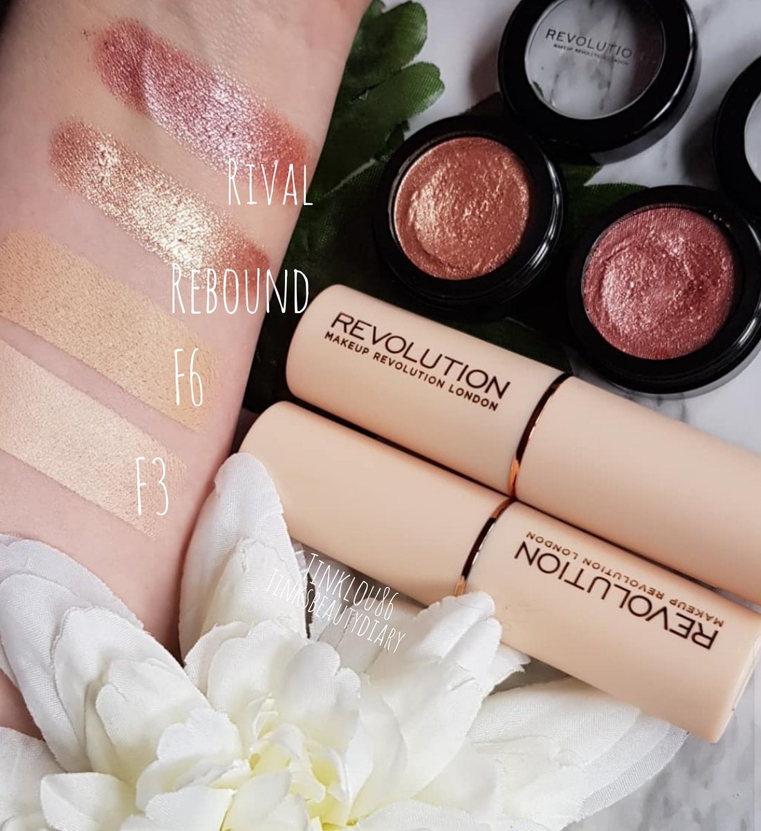 tinklou86's tweet photo. @MakeupRevUSA @MakeupRVLTN
Stunning products.. #FastBase #foundation #FLAWLESSFOILS #eyeshadow https://t.co/E8ygrKPJd1