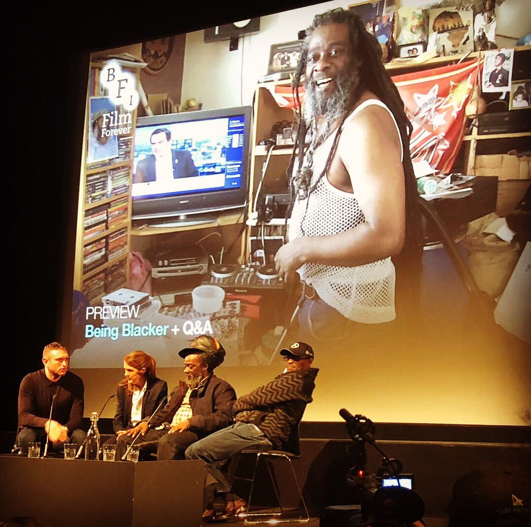 Been a while since last posted... but feeling #inspired 

Amazing documentary preview and Q&amp;A this evening - #beingblacker from #mollydineen 

Following Blacker Dread and his role in the Brixton community. Check it out on BBC next week
#community #london #culture #rastafari