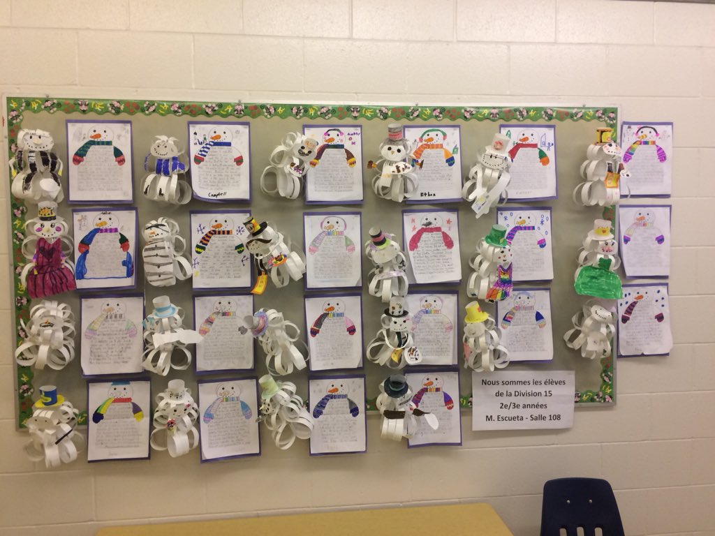 IrvineSD43PAC's tweet photo. M. Escueta’s grade 2/3 class got multi dimensional in their appreciation of snowmen! ⛄️. #IrvineProject https://t.co/7zL6iFXxrH