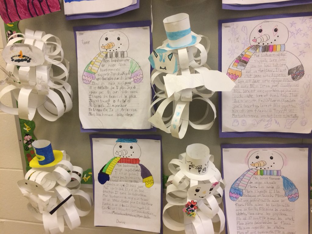 IrvineSD43PAC's tweet photo. M. Escueta’s grade 2/3 class got multi dimensional in their appreciation of snowmen! ⛄️. #IrvineProject https://t.co/7zL6iFXxrH