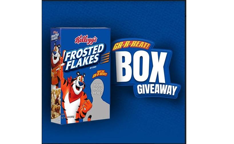 Enter for your chance to win a special edition Kellogg's Frosted Flakes® box personalized with a picture of you next to Tony the Tiger™! One winner a week (ends 12/16/18). Enter here: bit.ly/2I4Qabf