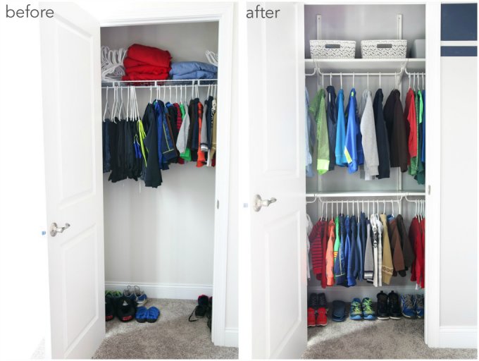 onehappyhw's tweet image. How To Double Closet Storage Space bit.ly/2rn37Jx #closetorganization #closetstorage