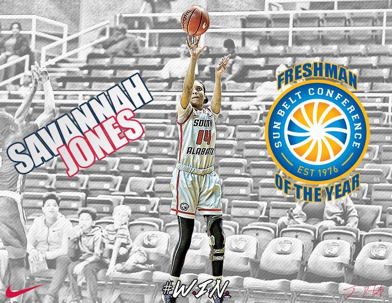 MSKINGS_AAUTEAM's tweet photo. Congratulations to Savannah Jones for earning Sun Belt conference freshman of the year! 
#ToGodBeTheGlory https://t.co/IARZHrWy4z