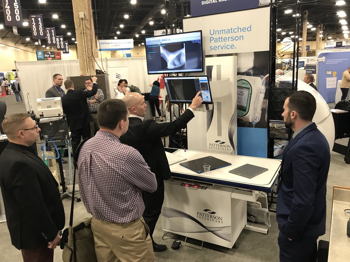 RadmediX's tweet photo. Come see us in the Patterson Veterinary Supply, Inc. Booth 1904 at the #WVC2018 we’re showing our complete line of #flatpaneldr solutions and their new, fully integrated, digital X-ray system. https://t.co/dzRfdcwiaE