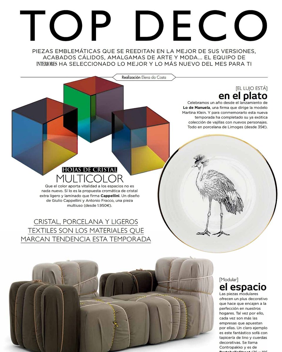 LodeManuela's tweet photo. @interioresmag dedica una página completa a los objetos #deco más #top!
Gracias por incluir nuestra vajilla de #limoges 💘

#travel #traveller #decoration #decorating #decor #decorate #decorating #homedecor #homedesign #homedecoration #instadecor #decorhome #lodemanuela #autumn https://t.co/0QIPMu62Vu