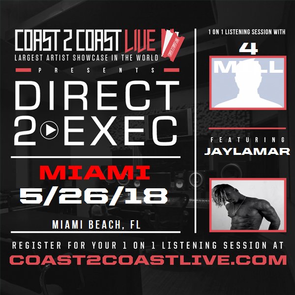 IamJayLamar's tweet photo. Vote for me to perform for a Major Label A&amp;R at #Direct 2 Exec Miami 5/26/18 - IMG Strong Arm! https://t.co/4Zxukz0Pnv #Coast2Coast https://t.co/lKsmJWzD2u