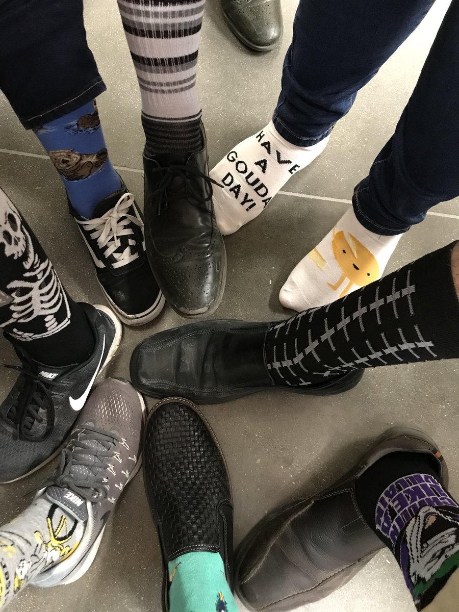 paul_ganz's tweet photo. @HD_Frisco “it was a Gouda Day for socks” #rockemsockemdepotstyle @913skeeter @SMaurice2 @GarrisonPatti https://t.co/w22TSqIMb5
