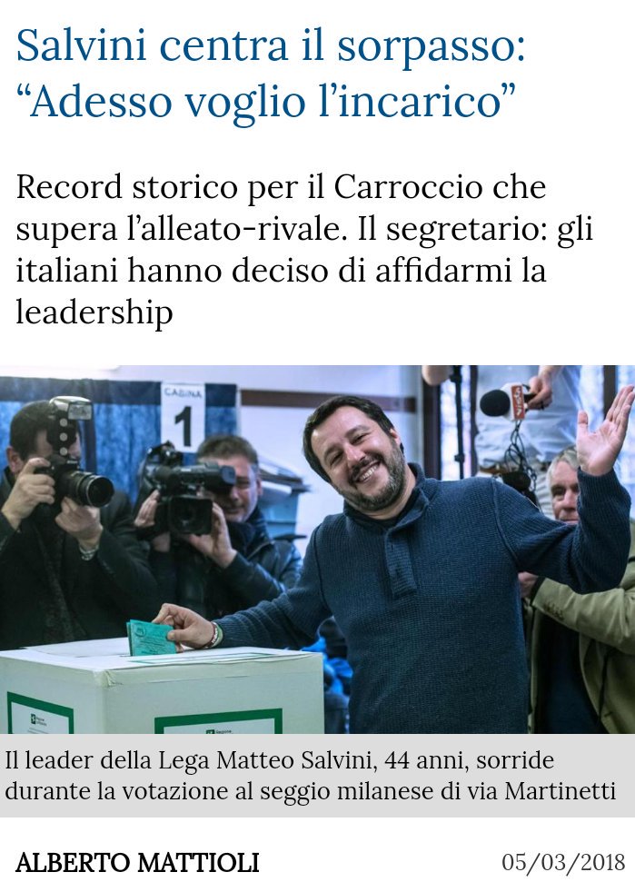DLAPR's tweet photo. "Aiutiamoli a casa loro" non bastava più come slogan.

Ora siamo a "Aiutiamoci a casa nostra".

Saranno 5 anni molto lunghi.
#elezioni2018 https://t.co/TA6syojJK7