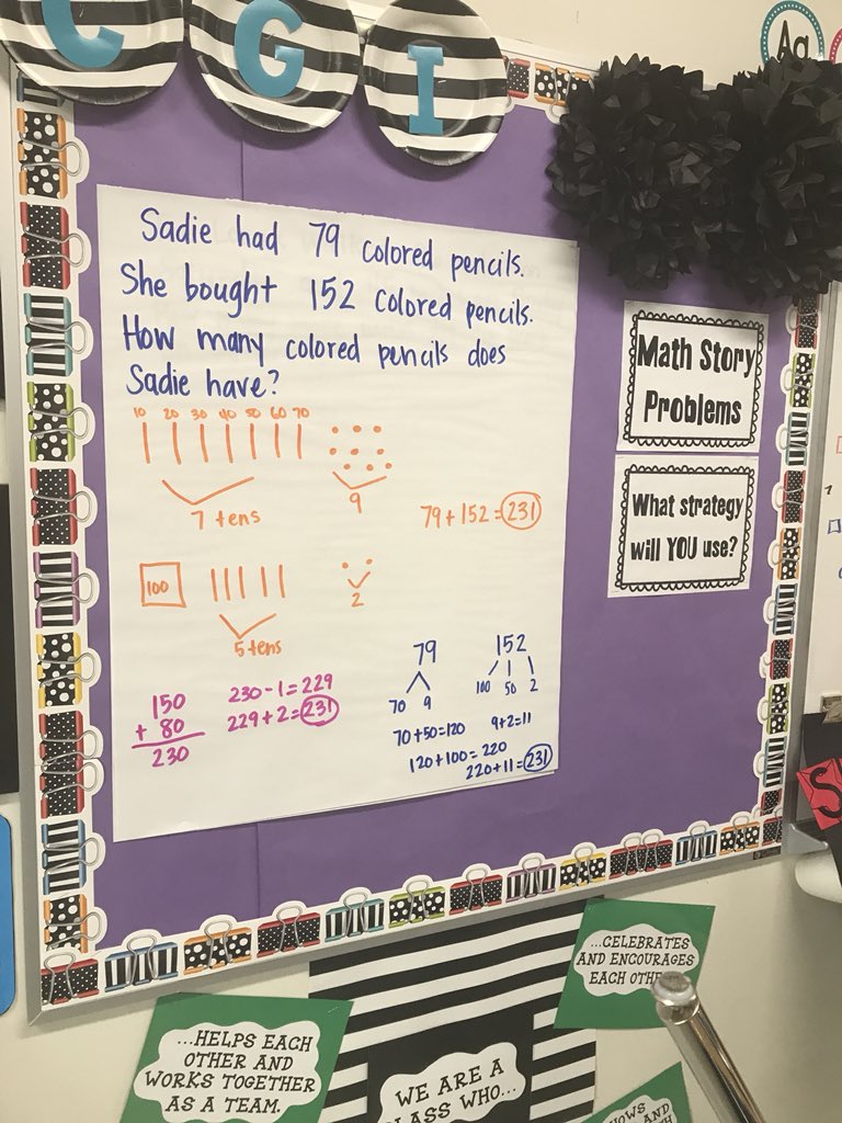 emily_lavender's tweet photo. These kiddos worked hard on their CGI story problems today! #CGI #MathStoryProblems https://t.co/eCPFVVKjdg