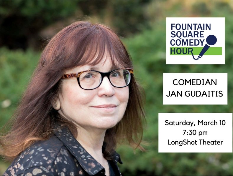 fscomedyhour's tweet photo. JUST ANNOUNCED: We've got @DeadpanJan on the show this Saturday! Jan is a Bloomington-based comedian that has opened for @mariabamfoo, performed at @LaughFest, @LimestoneFest, @GoldenSpikeCF & many more! Don't miss her #FSComedyHour debut: https://t.co/hdPyjz4SEH https://t.co/shl0hgfiE6
