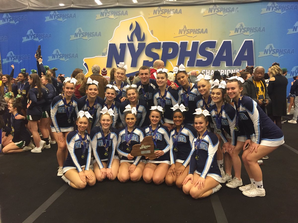danitierney's tweet photo. John Jay Varsity is 2nd in the state!🥈 A huge congratulations to all of the section one teams who ALL made it to finals! #nysphsaa #cheerleading #states #thisisJ #wedontplay #roadtonationals https://t.co/etKcfB7JoR
