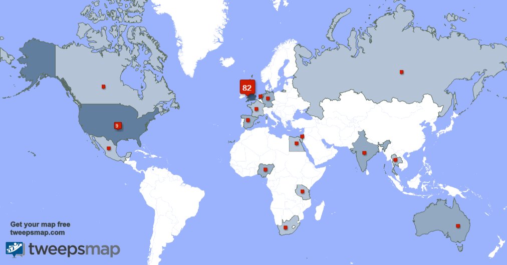 refused2comment's tweet photo. My followers live in UK. (80%), USA(9%)... Get your free map: https://t.co/0NyPIfwisu https://t.co/r1c5A8aGUF