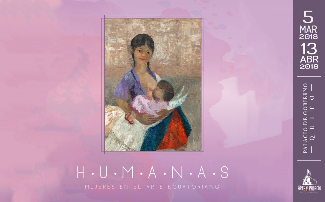 Lenin's tweet photo. Hoy inauguramos la muestra “Humanas: Mujeres en el Arte Ecuatoriano”. Grandes artistas del siglo XX que reflejan su tiempo y la realidad que quieren mostrar, denunciar, cambiar. ¡Como debe ser todo arte! #MujeresEnElArte https://t.co/LCeeZW3Tsw