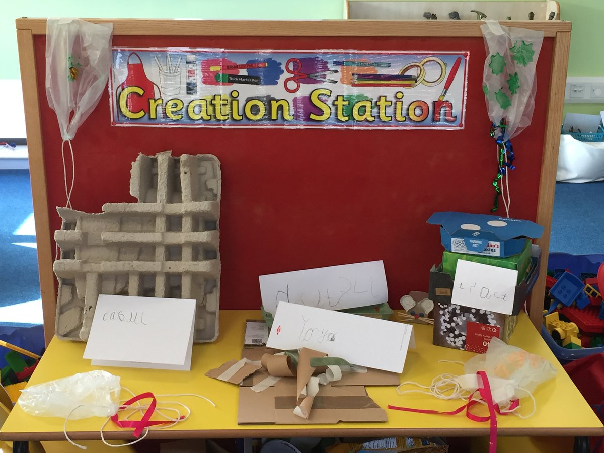 St_Gregorys_RC's tweet photo. Early Years pupils gave Mrs Crook's CREATION STATION a big thumbs up today πππ Now they can safely park #creative work to be completed later! π¨π#creativeprimary #PrimaryRocks #primary #PrimaryArt #believeandachieve #creativity #EYS https://t.co/ZrxqMgRokD