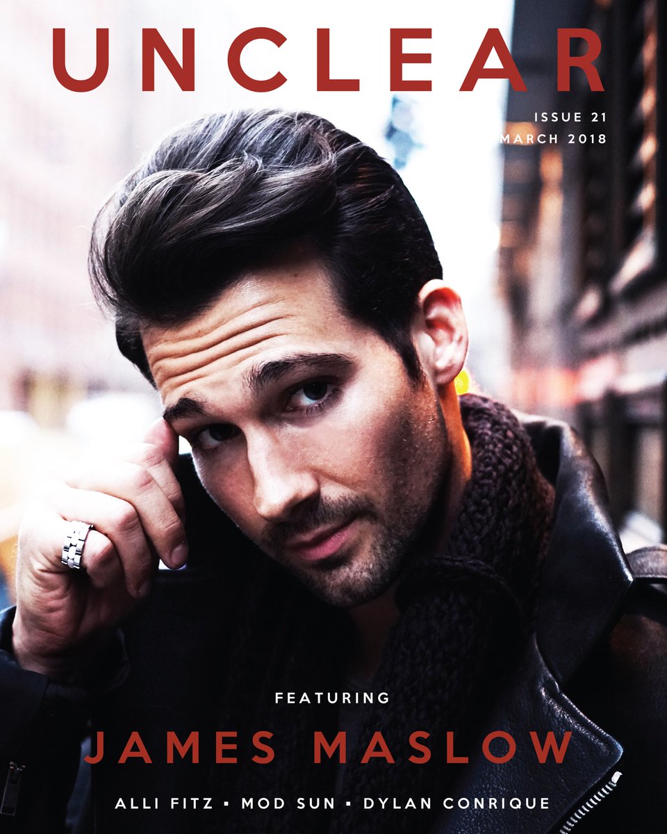 unclearmag's tweet photo. Our March issue featuring @jamesmaslow is out now! Read here: https://t.co/wDcFMZoMnh | 📸: @camiliberty https://t.co/62wAVMBun6