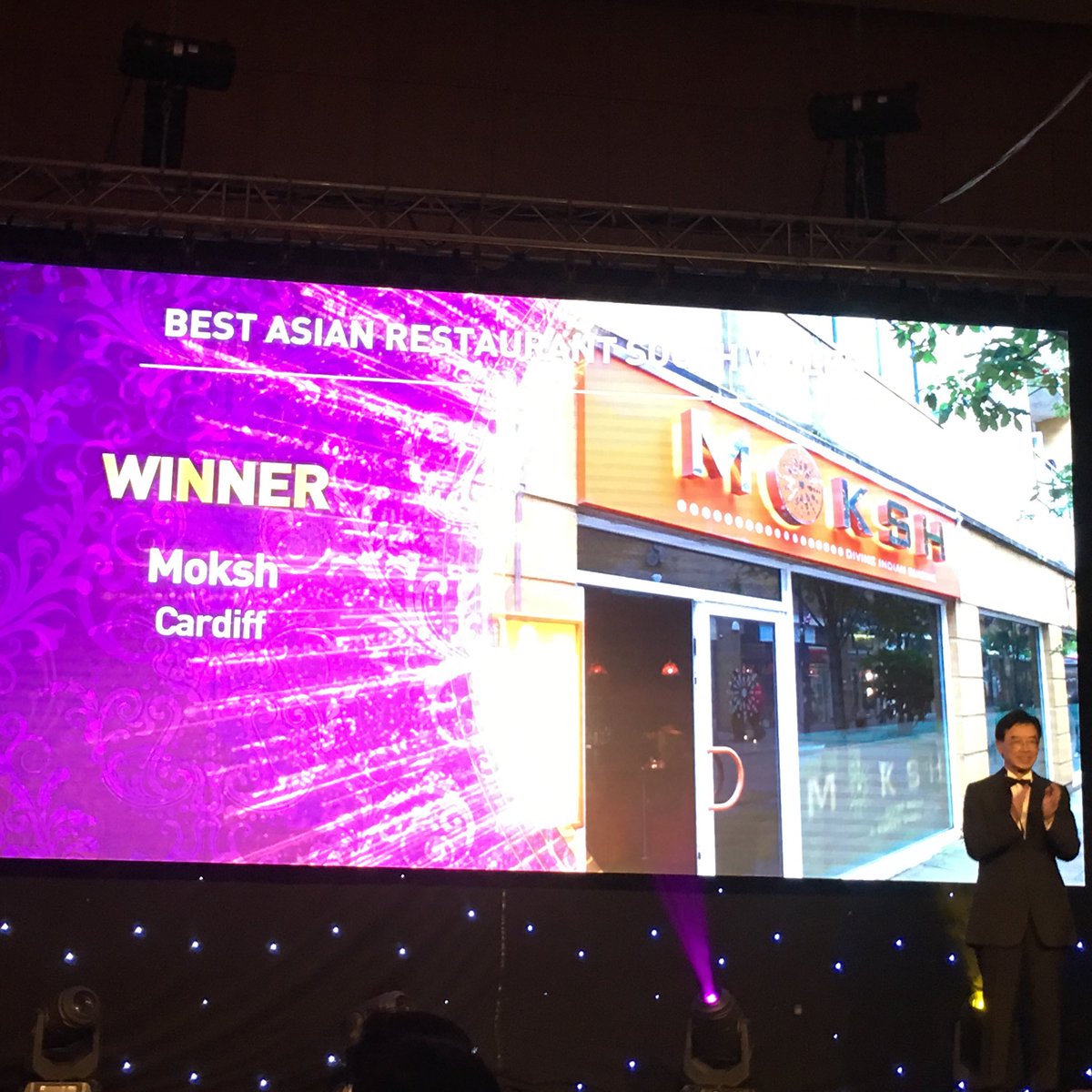 Best Asian Restaurant South Wales <a href="/MokshCardiff/">Moksh</a> <a href="/chefstevegomes/">Chef Stephen Gomes</a> #Cardiff <a href="/AsianRestAward/">AsianRestaurantAward</a>