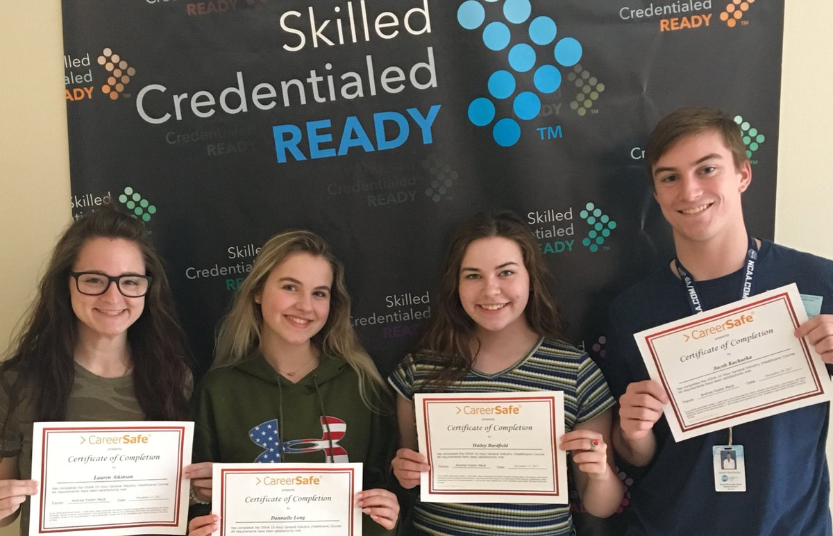 BNHSBiomed's tweet image. OSHA Healthcare Certified! #skilled #credentialed #ready @NisdCTE