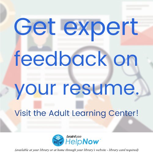 mcpl1965's tweet image. Whether you are creating your first or updating your resume, get expert feedback @brainfuse #adultlearningcenter #igniteyourmind