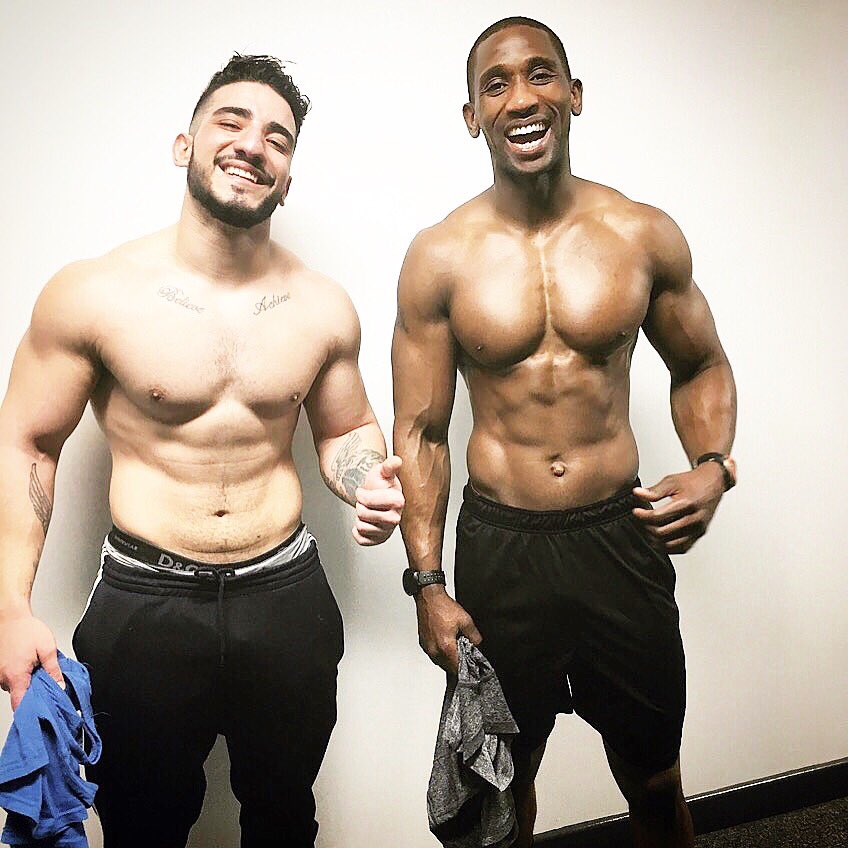 Winnerslane's tweet photo. Laugh now😂... cry later. AMAZING GYM SESSION 🔥🔥 https://t.co/7wMJ807KDu