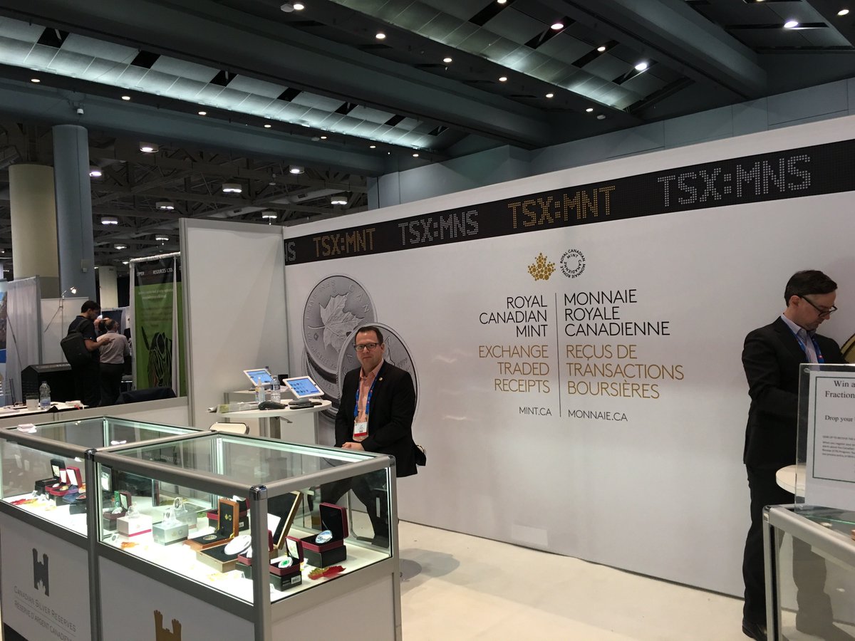 KitcoNewsNOW's tweet photo. @CanadianMint is at #PDAC2018! One of the collectible #coins on display is the #SilverMapleLeaf 1 Ounce coin | Take a look at our highlights: https://t.co/QoC5dgLDrr