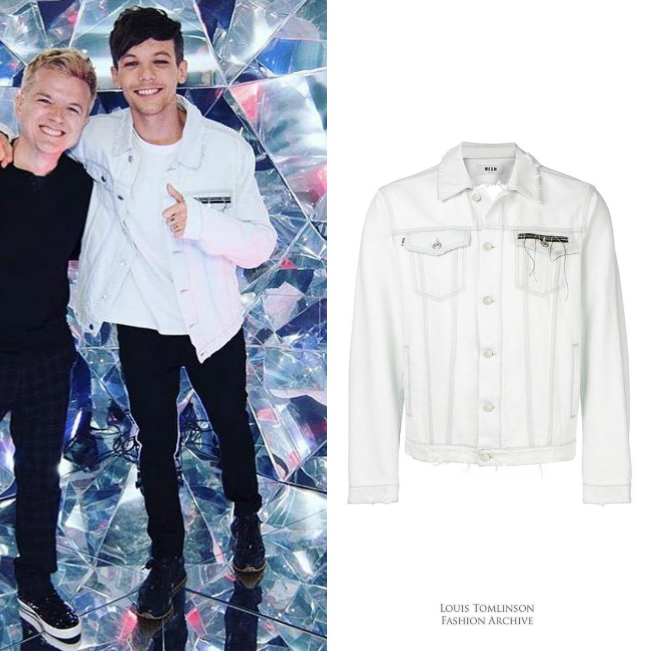 Louis Tomlinson Fashion Archive on X: Louis wore a @Topman Distressed Denim  Shacket ($120, now $36) in his editorial for @1883Magazine's #DRIVEissue.    / X