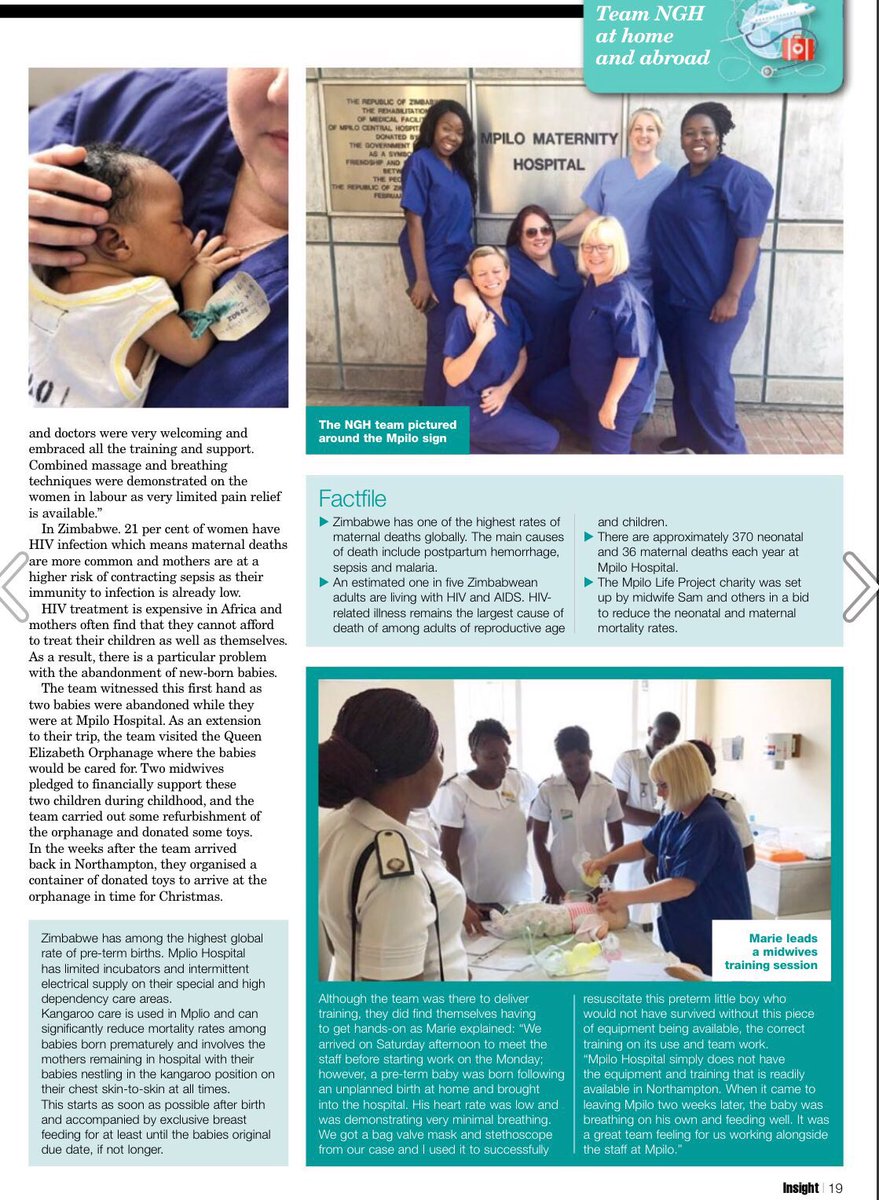 Great midwifery stories in our NGH newsletter. #globalmidwifery