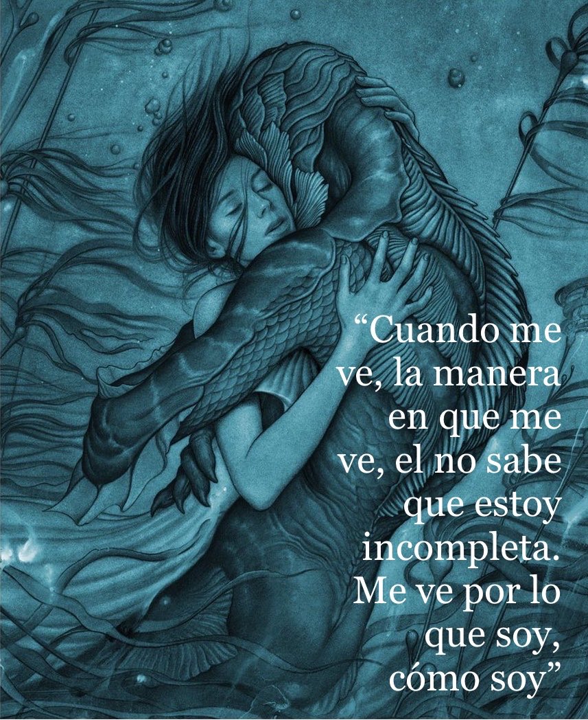 gobfilmsmxOLD's tweet photo. Iniciamos la semana con actitud #Oscars , te compartimos una frase de la mejor película de esta edición “The Shape of water” https://t.co/zwqUxy0vsA