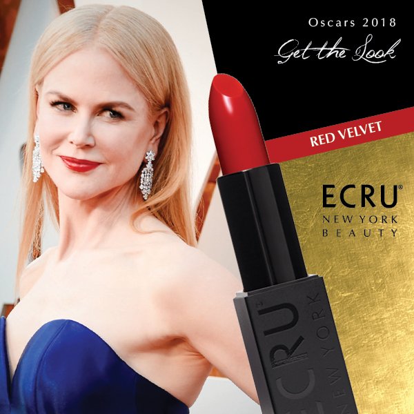 ECRUNewYork's tweet photo. We’re inspired by these red carpet beauty looks! Get the look with our #VelvetAirLipstick collection. #BornintheSalon #ECRUNewYorkBeauty #CleanFreshModernClassic https://t.co/c7wSLAE2mZ
