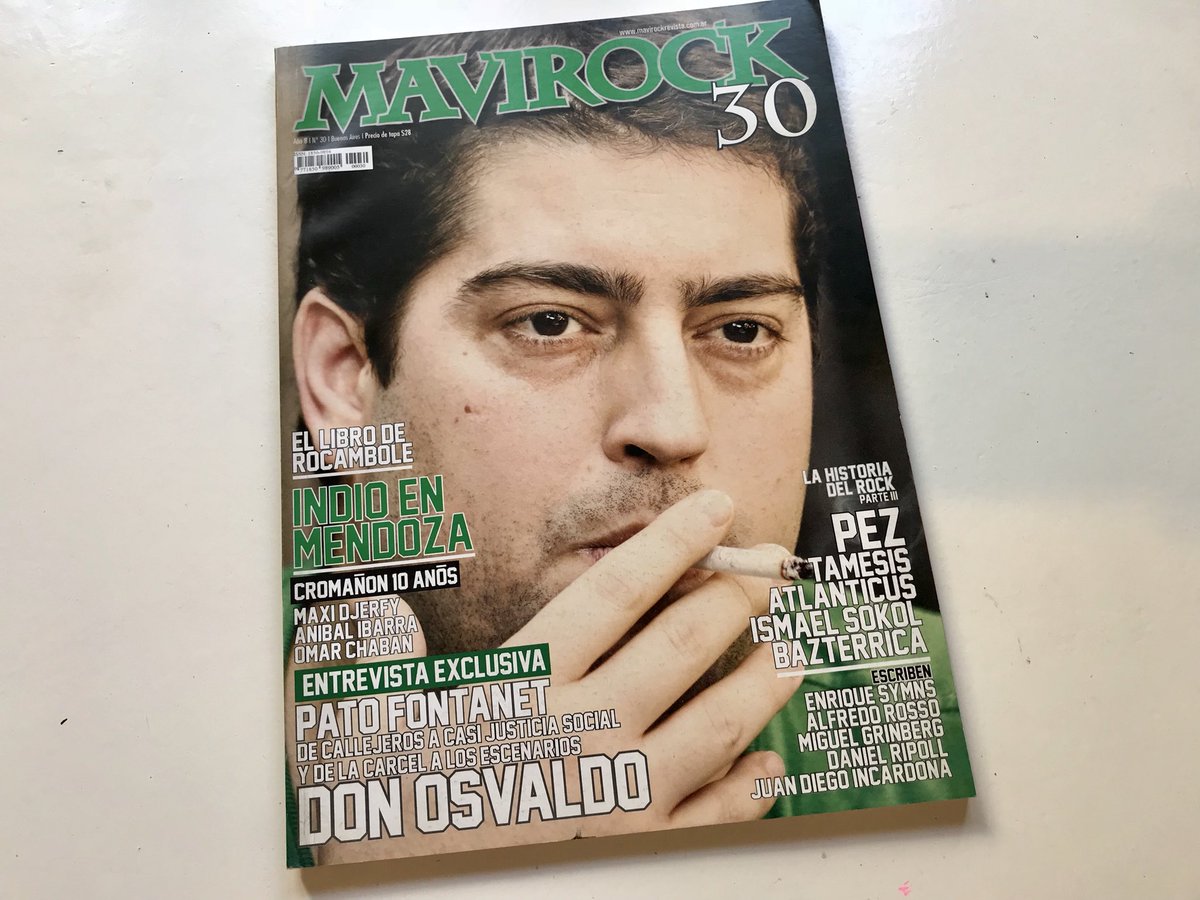 BrunoLarocca's tweet image. En 2014, unos días después de haber recuperado la libertad y a casi 10 años de #Cromañon, entrevisté a Patricio Fontanet para @Mavirock. “Siempre valoré la libertad, pero hoy en día la valoro más que nunca”, me dijo después de encender un parisiennes. #libertadapatofontanet