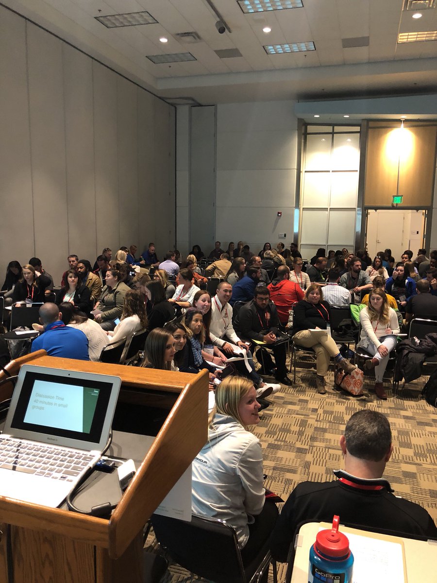 ccrume's tweet photo. @NIRSAlive  @NIRSAPresident Lots of great aquatics discussions going on! #NIRSA2018 #Aquatics https://t.co/EnkZX87EE3