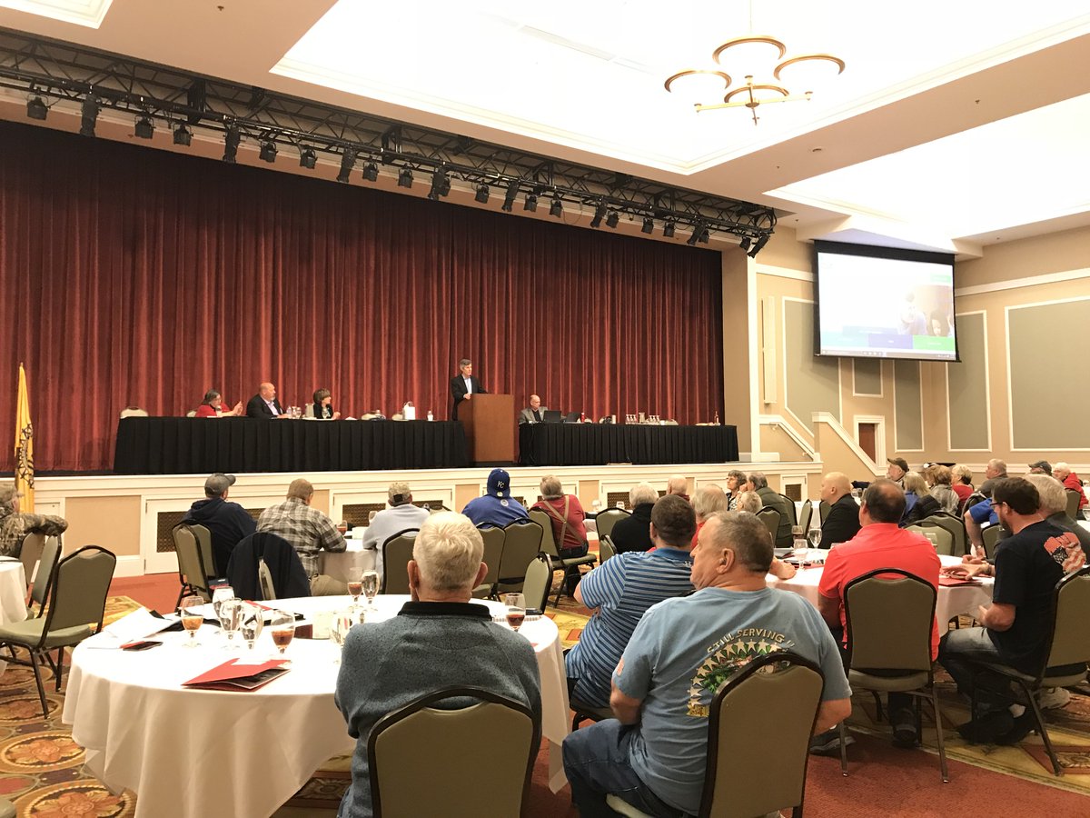 FredHubbell's tweet photo. Thank you @UAW Iowa CAP for having me today. Together, we will #PutPeopleFirst in this state again -- restoring collective bargaining rights and workers compensation -- to give every Iowa worker the respect and support they deserve. #iagov https://t.co/TDd0RRrezL