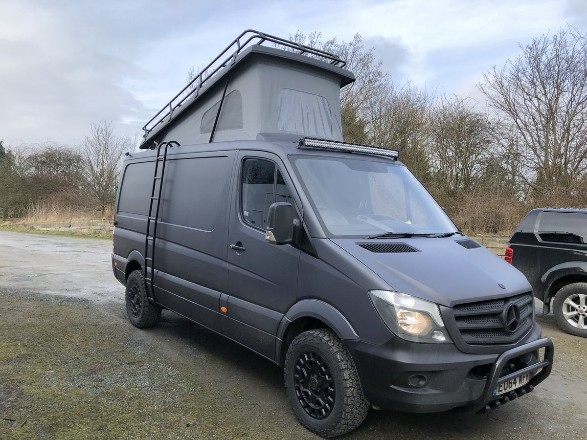 warriorvehicle's tweet photo. Popped!! mercedes #vanlife #vans #campervan #campervanlife #van #sprintervanconversions #sprintervanlife #sprinter4x4 #adventureawaits #adventuretime #businessventure #excited #folowme #vanlifediaries #roadtrippers #camping #campeverday #upolraptor #mbuk https://t.co/o6tYKRahXu