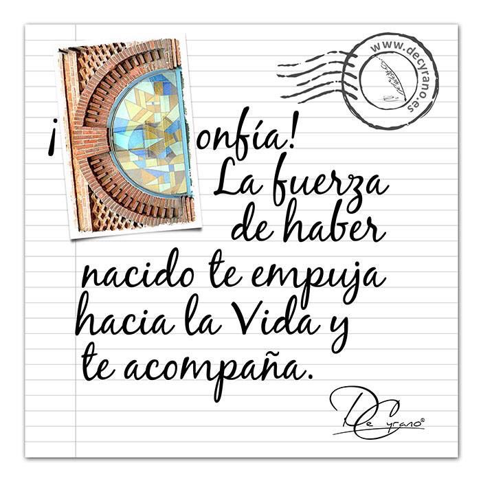 DeCyranoES's tweet photo. La Frase de la Semana en https://t.co/qmc1gKTP21 es de #animo. En la web encontrarás frases con 18 emociones diferentes para compartir gratis. Elige tu #eCardgratis !!!
https://t.co/GjHNQaZHJR

#regalosoriginales #regalossostenibles #DeCyrano #valor #animo https://t.co/tWNdgEvfmW