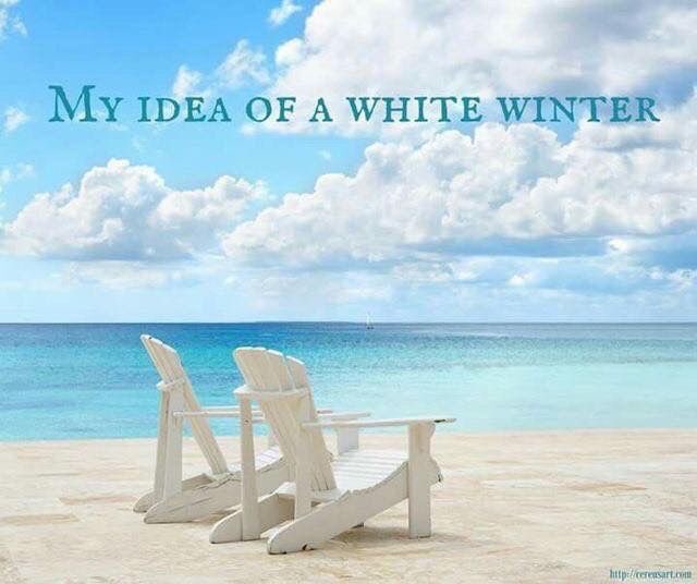 My idea... #whitewinter #beachchairs #toesinthesand #Adirondackchairs
