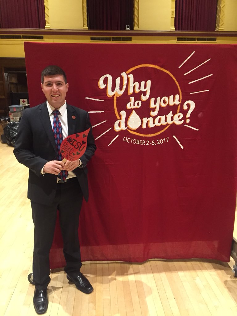 Hydrate and get yourself over to the ISU Blood Drive. Doors are open from 10 am to 5 pm March 5-8!