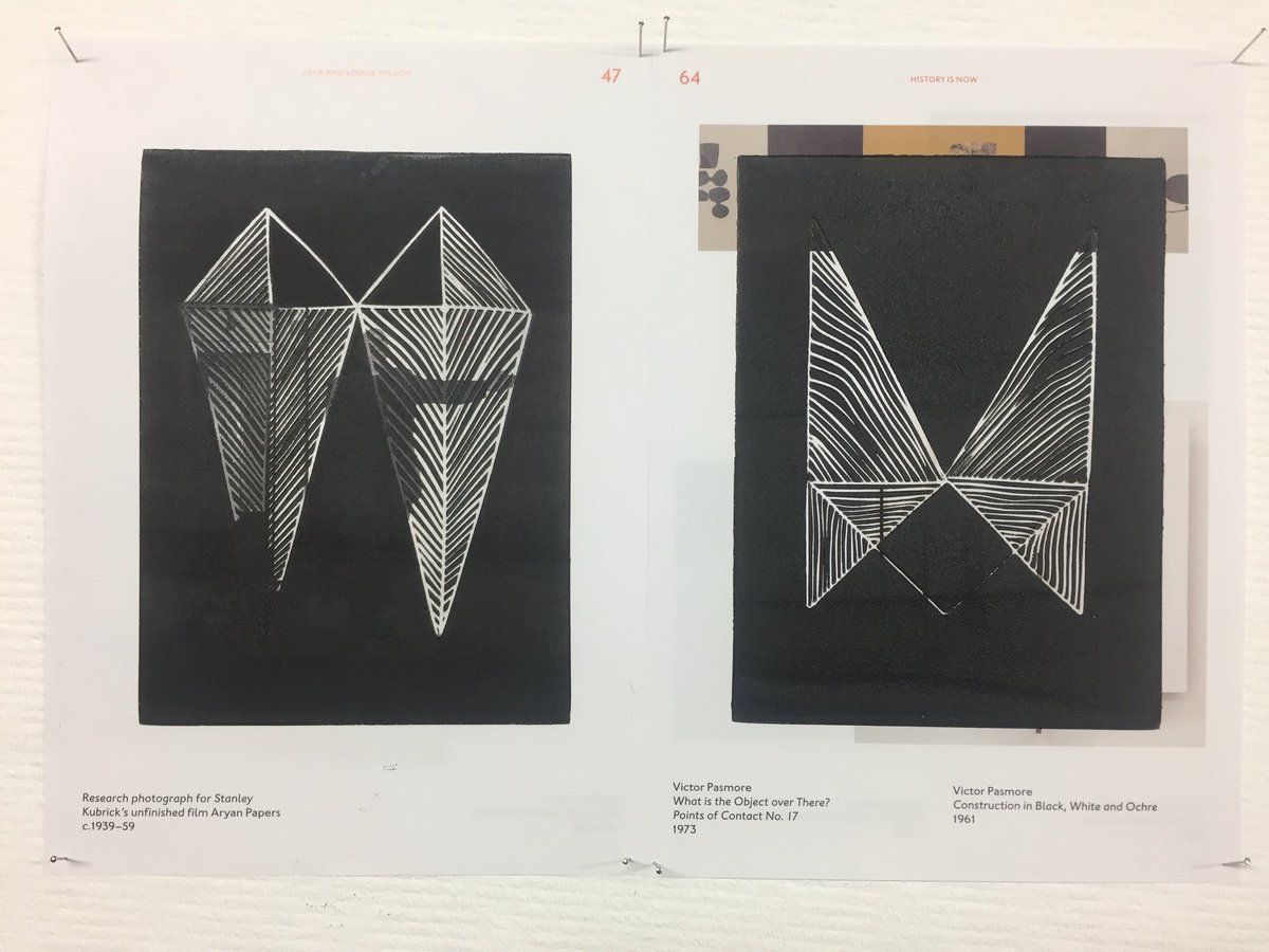 #modernism #art #printmaking #arthistory #historyisnow #visualculture #britishculture #drawing #janeandlouisewilson #Kubrick #AryanPapers #VictorPasmore