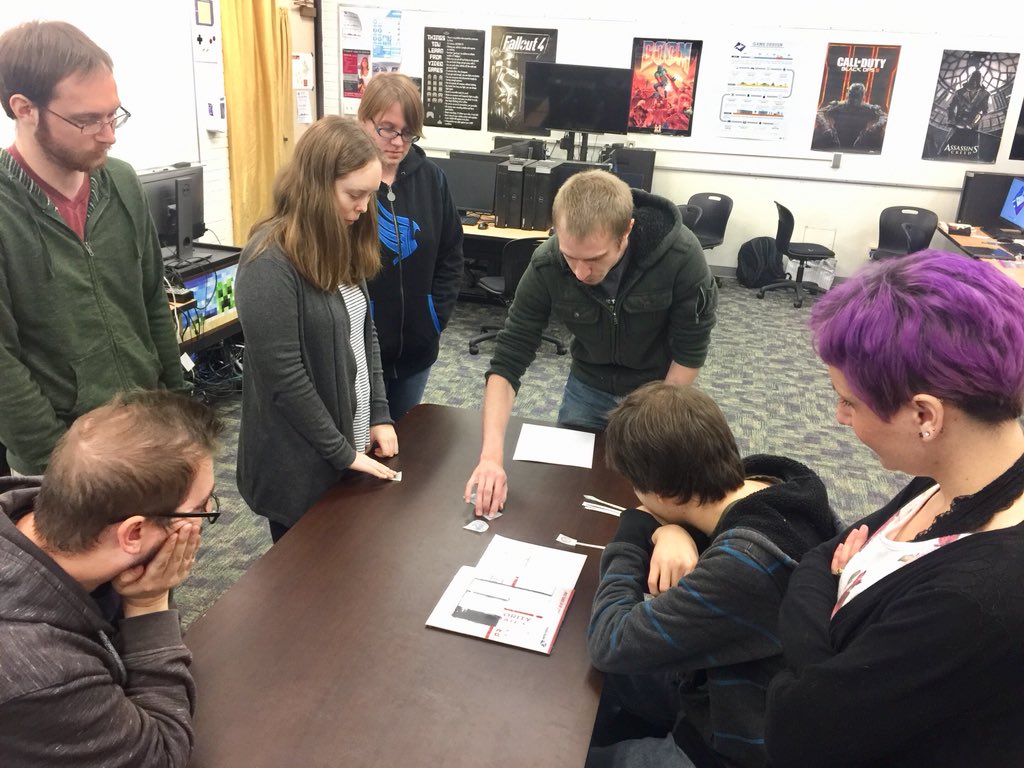 mcgamedesign's tweet image. @ButterfluxGames #paperprototyping #ProjectShift.